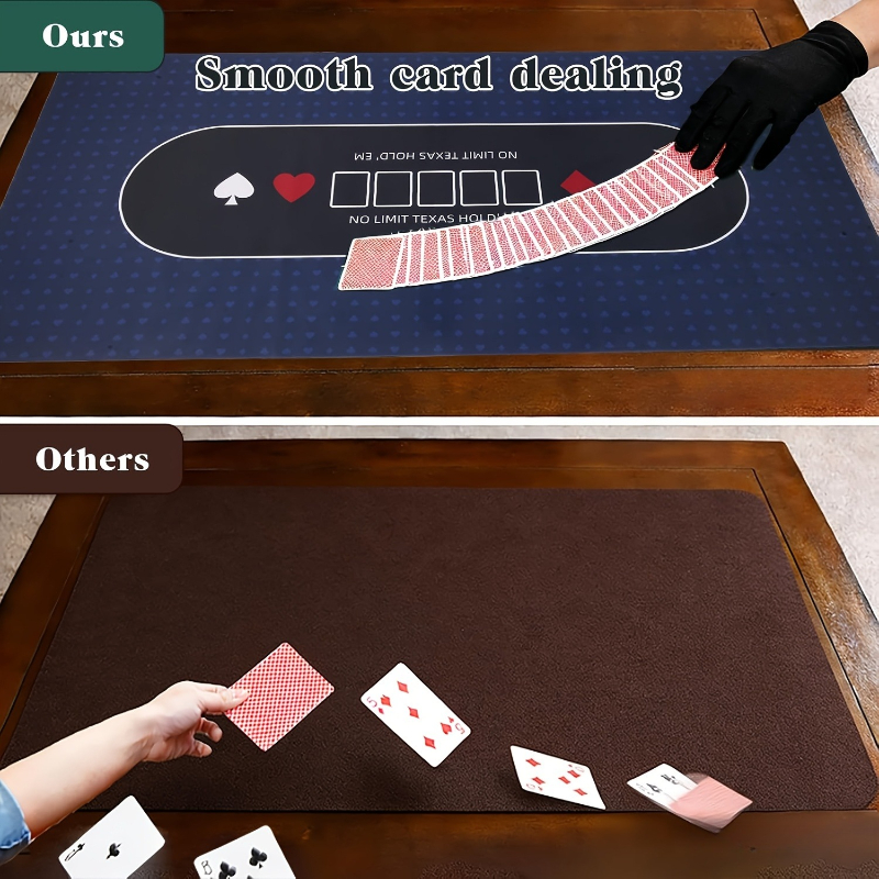Portable Poker Table Mat for Games