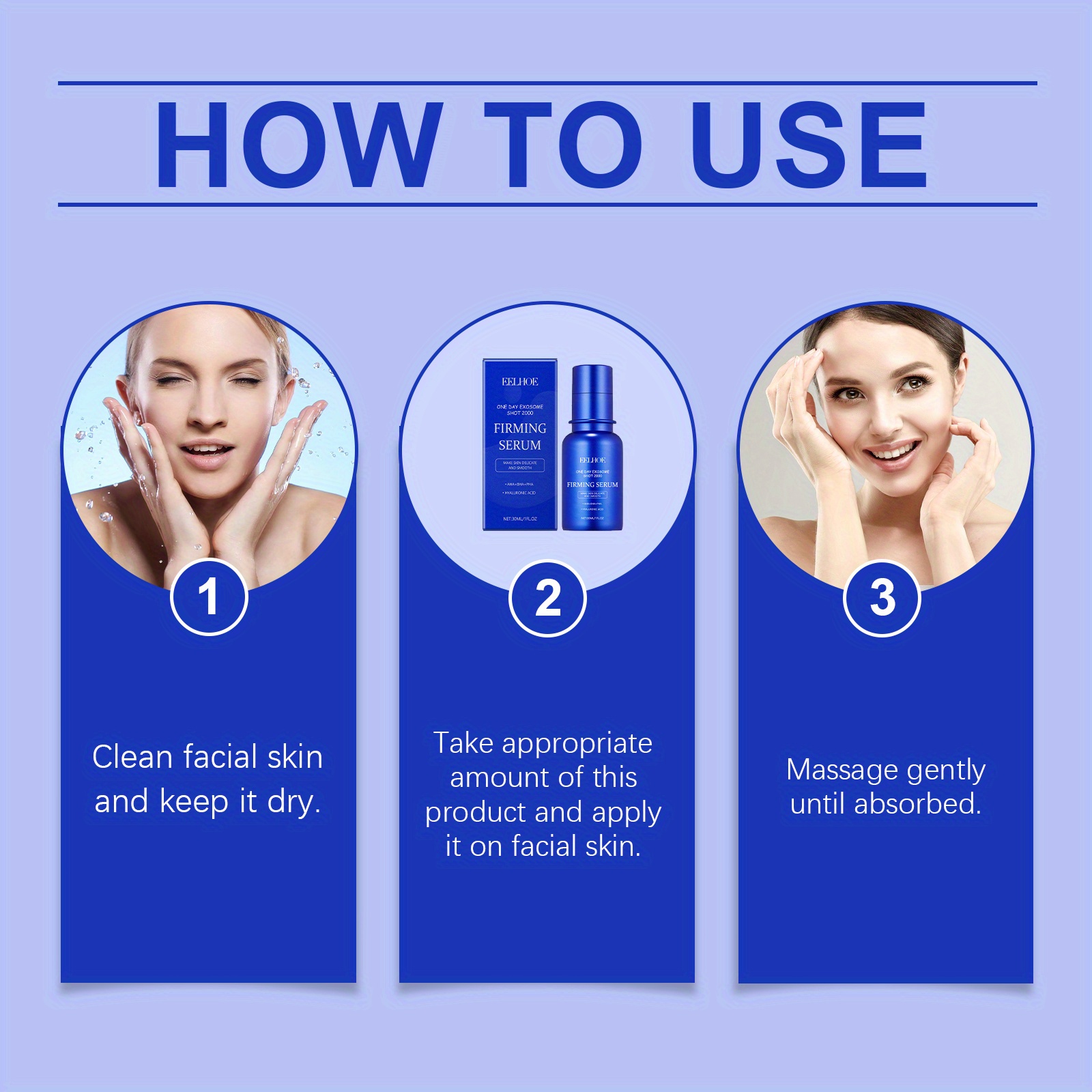 EELHOE Sérum Essentiel Raffermissant - Formule Hydratante et Équilibrante avec Acide Hyaluronique, Acides Alpha Hydroxy et Vitamines C et E - Lisse les Lignes Finement, les Crows Feet - Cadeau Idéal pour la Fête des Mères, 30ml/1fl.oz, Essentiels de Soins de la Peau | Soins de la Peau Rafraîchissants | Sérum Hydratant