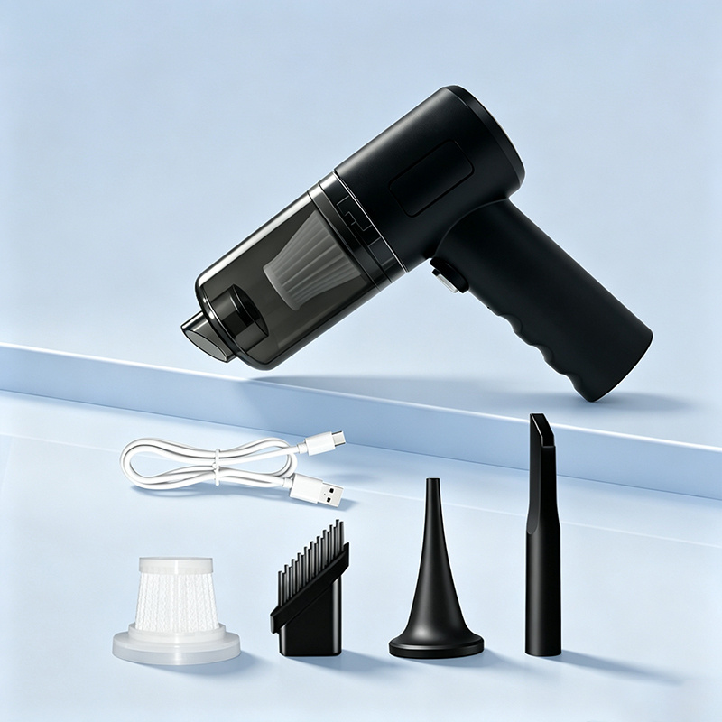 aspiradora   mbrica para hogar y coche con   n potente carga r   usb   herramienta para ranuras y cabezal de limpieza para computadora aspiradora de   vers til para m ltiples     0