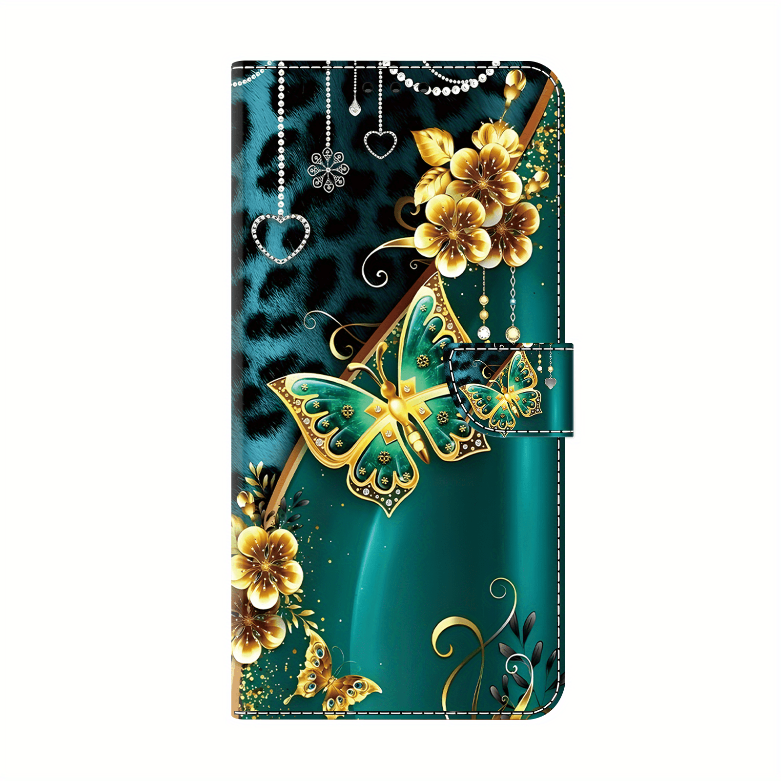 Husă Telefon - Potrivită pentru Redmi 14C 14R 13 13C 12C 10 10A 10C 9 9A 9C 9T 8A A5 A4 A3 A2 A1 Plus, Model Fluture Desenat Manual, Suport Tip Portofel, Husă de Protecție pentru Redmi Note 14 13 12 11 11S 10 10 10S 9 9S 8 8T Pro Plus 4G/ 5G, Flip Magnetic, Piele Sintetică Faux