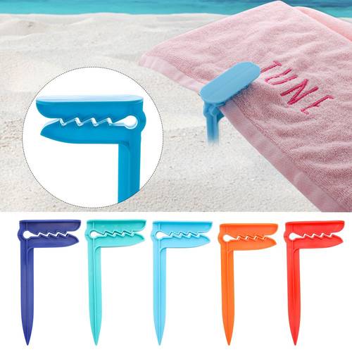 10pcs beach towel clip camping mat clip outdoor decorative clothespins sheet holder towel clamp clothes pegs tent clips clothes pins