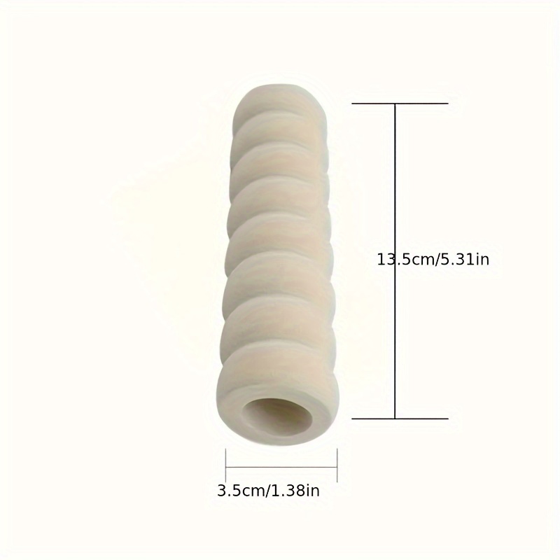 TEMU Colorful Door Handle Protectors - Anti-static Thick Eva Spiral Bumper Covers, Reusable Non-slip Grips Suitable For Bedroom, Bathroom Door Knobs,