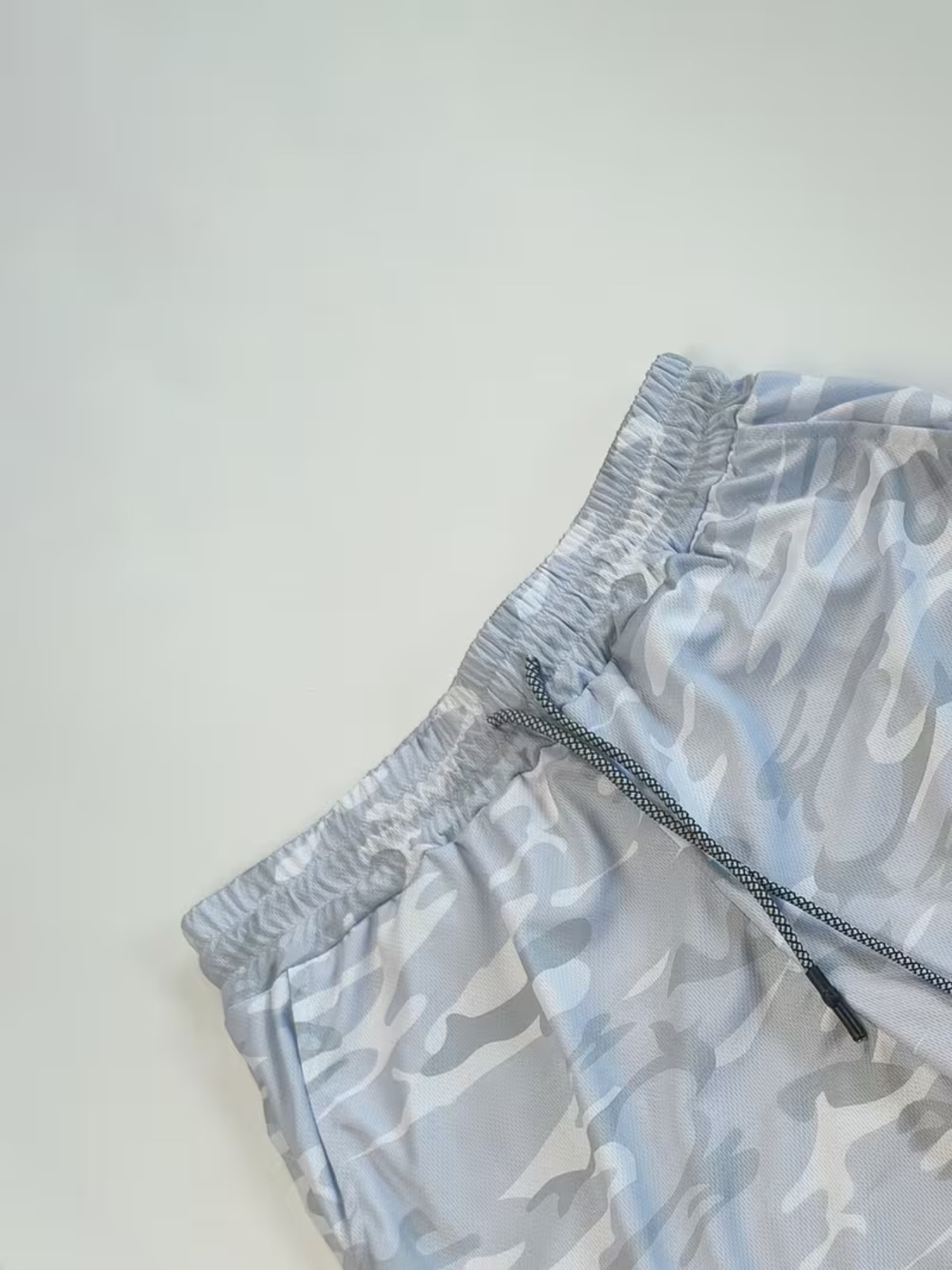 Men'S Multifunctional Running Sports Shorts | Regular Fit, Slight Stretch Fabric, Print Pattern, Drawstring Detail | Suitable For Sports, Training, Hiking & Outdoor Activities In Summer