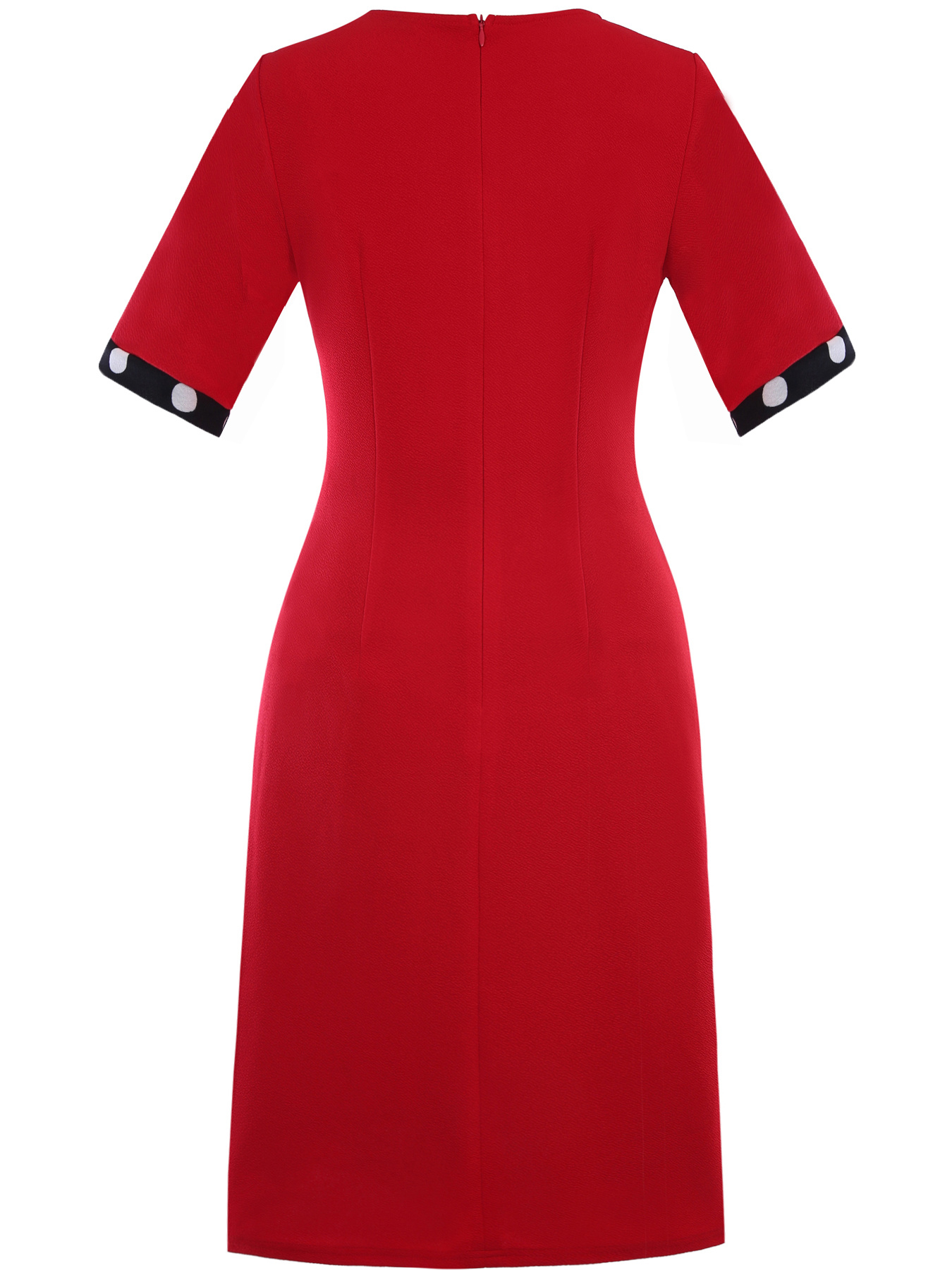 An Elegant Stylish Color Three Quarter Sleeve Dress