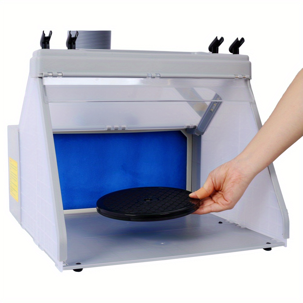 Cabine De Peinture Aérographe Portable CWZ-1 Avec 3 Emplacements – Parfait Pour Vos Projets DIY