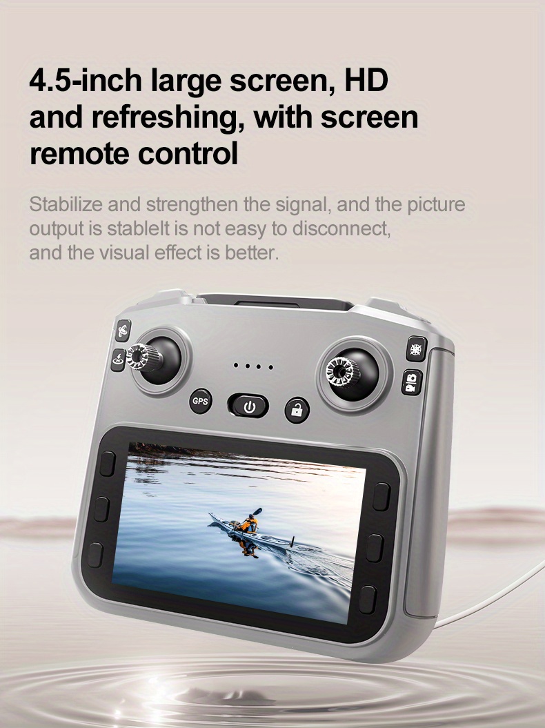 [5G Dual-mode Folding Drone]4K Optical Flow GPS Drone with WIFI FPV | Servo Gimbal Stabilization + Dual-lens Switch Aerial Photography | Two Batteries for 50-minute Long Battery Life + Omni-directional Obstacle Avoidance | USB Charging, Smart Follow/ One-key Return, Easy to Operate | Ideal Gift for Men/ Birthdays/ Festivals