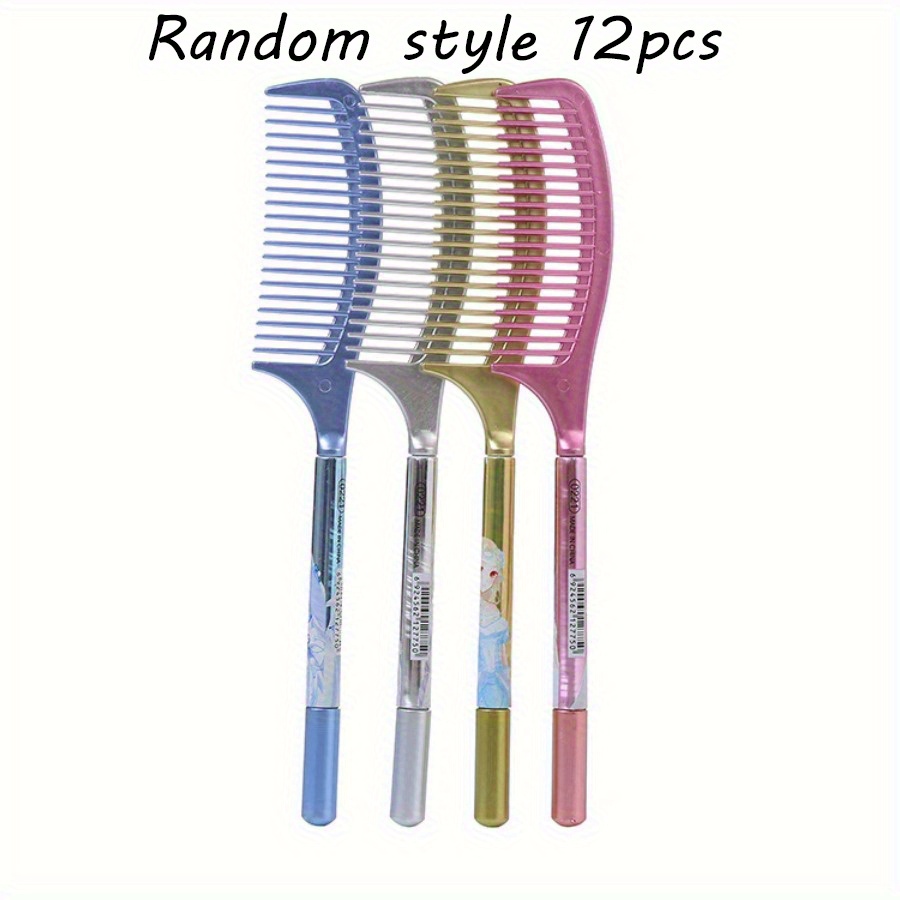 TEMU Set da 12 penne gel a da 0,5 mm, penna a base in plastica con animati, cancelleria, penna per , articoli per la scuola, stagione del a scuola,