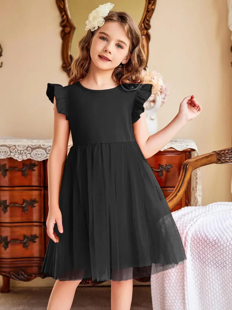girls tutu ruffle cute tulle dress summer party princess - Temu girls tutu ruffle cute tulle dress summer party princess - Temu