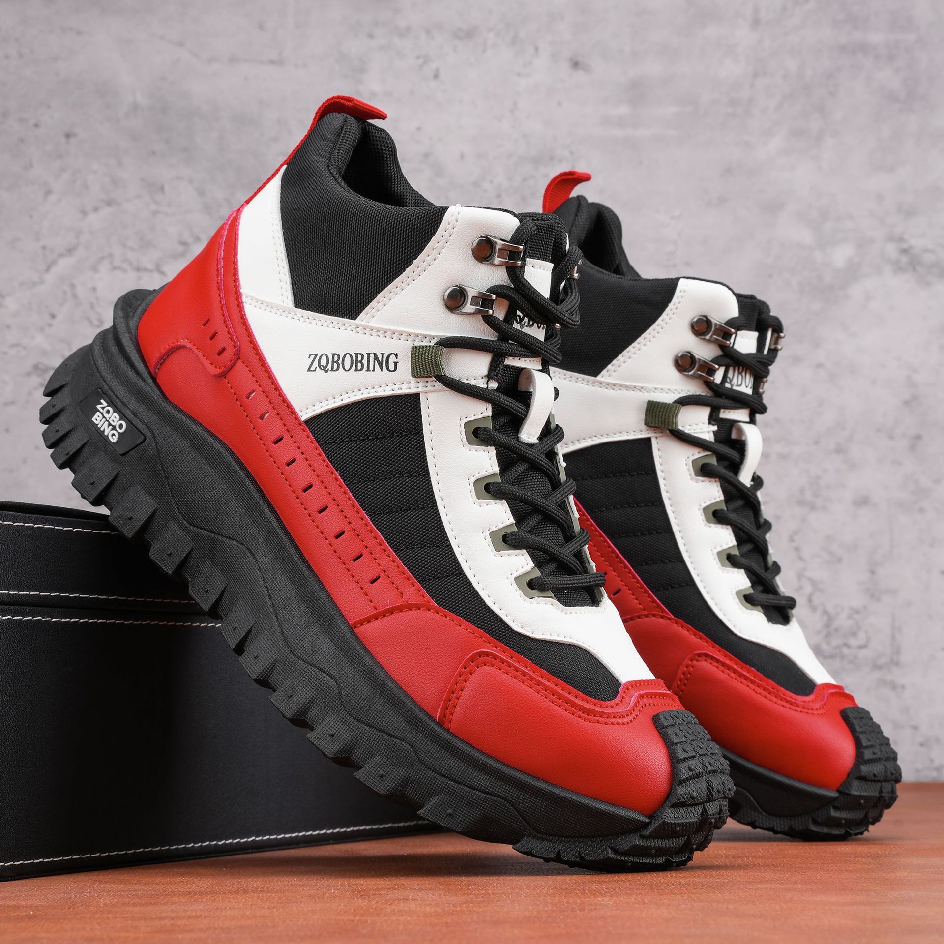 Unisex High-Top Hiking Boots for Winter Trekking