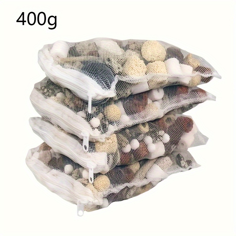 E-shop 400G Aquarium Filter Material Kit - Keramikringe, Aktivkohle, Bio Sphäre - Halten Sie Ihr Aquarium Wasser Klar!