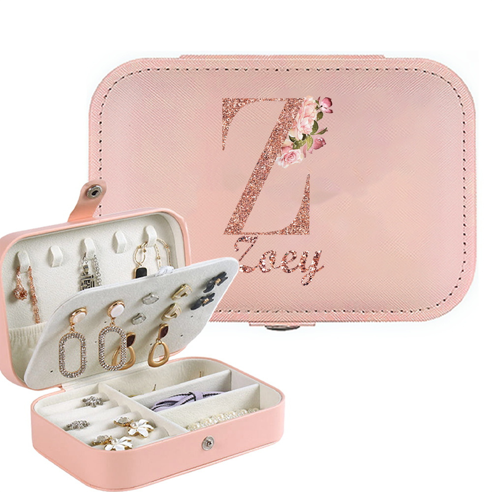 ROSA - Portagioie da viaggio grande, Organizer da viaggio portagioie grande con manico, Miglior regalo per le donne Ragazze, Grigio - Italia, Nuova - Piattaforma all'ingrosso | B2B