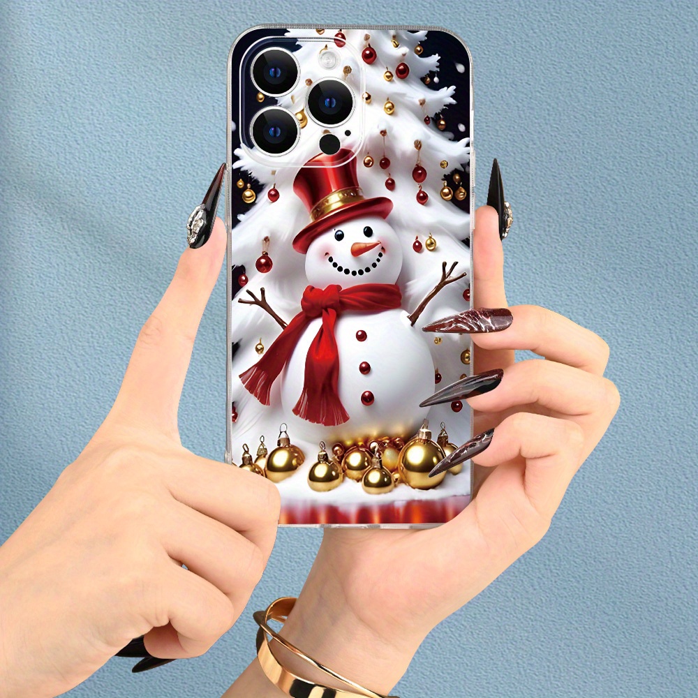 

Popular Christmas Snowman Phone Shockproof For Iphone 7 8 11 12 13 Se-- - For Convenience And For