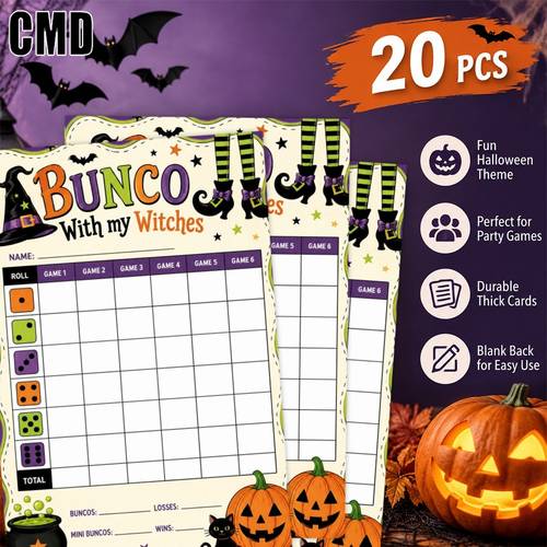 20pcs cmd game cards party games activities halloween party game cards halloween game cards halloween fall group games for office party