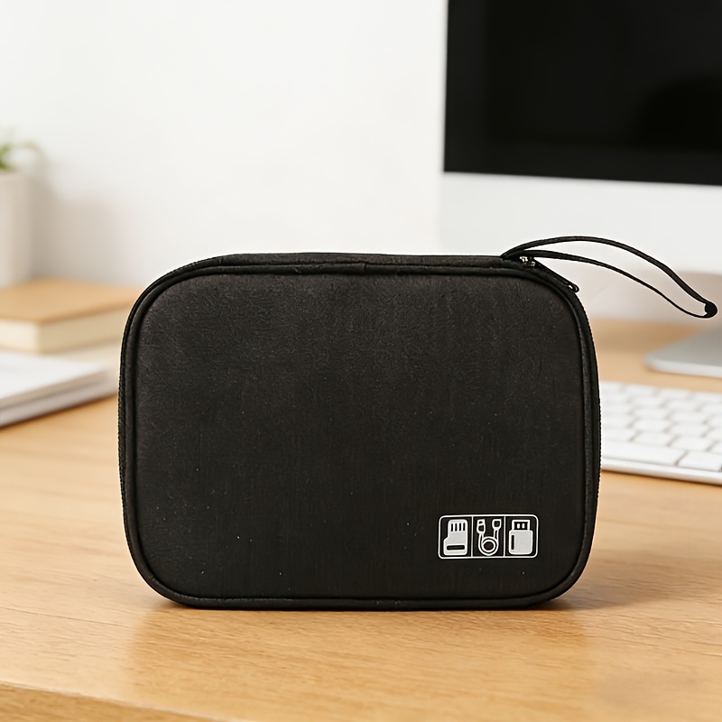 Travel Cable Organizer And Electronics Accessories Bag - Multifunctional Portable Tech Gear Pouch, Suitable For , Memory Cards, Usb Cables, Headphones, Etc. - Essential For Travel And Office Use