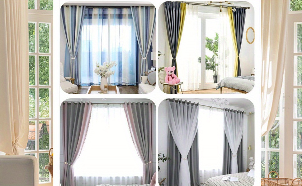 Set of 4 Elegant And Modern Magnetic Curtain Tiebacks, Perfect for Holding Curtains in Place. Ideal for Enhancing The Decor of Offices, Bedrooms, And Living Rooms