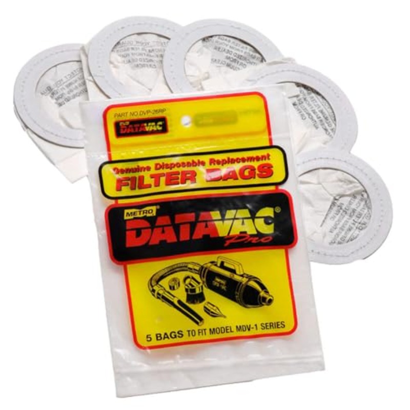 5 pack   compatible disposable bags dvp 26rp bundle with vac n blow 500w vacuum bags suitable for vac n blow corded appliances replacement bags for   Product details 1