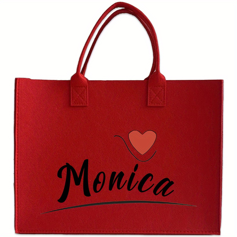 TEMU 1 pz Borsa in personalizzata, stampa a caldo , borsa tote da donna, per lavoro e pendolarismo, come borsa per , borsa da viaggio , borsa da