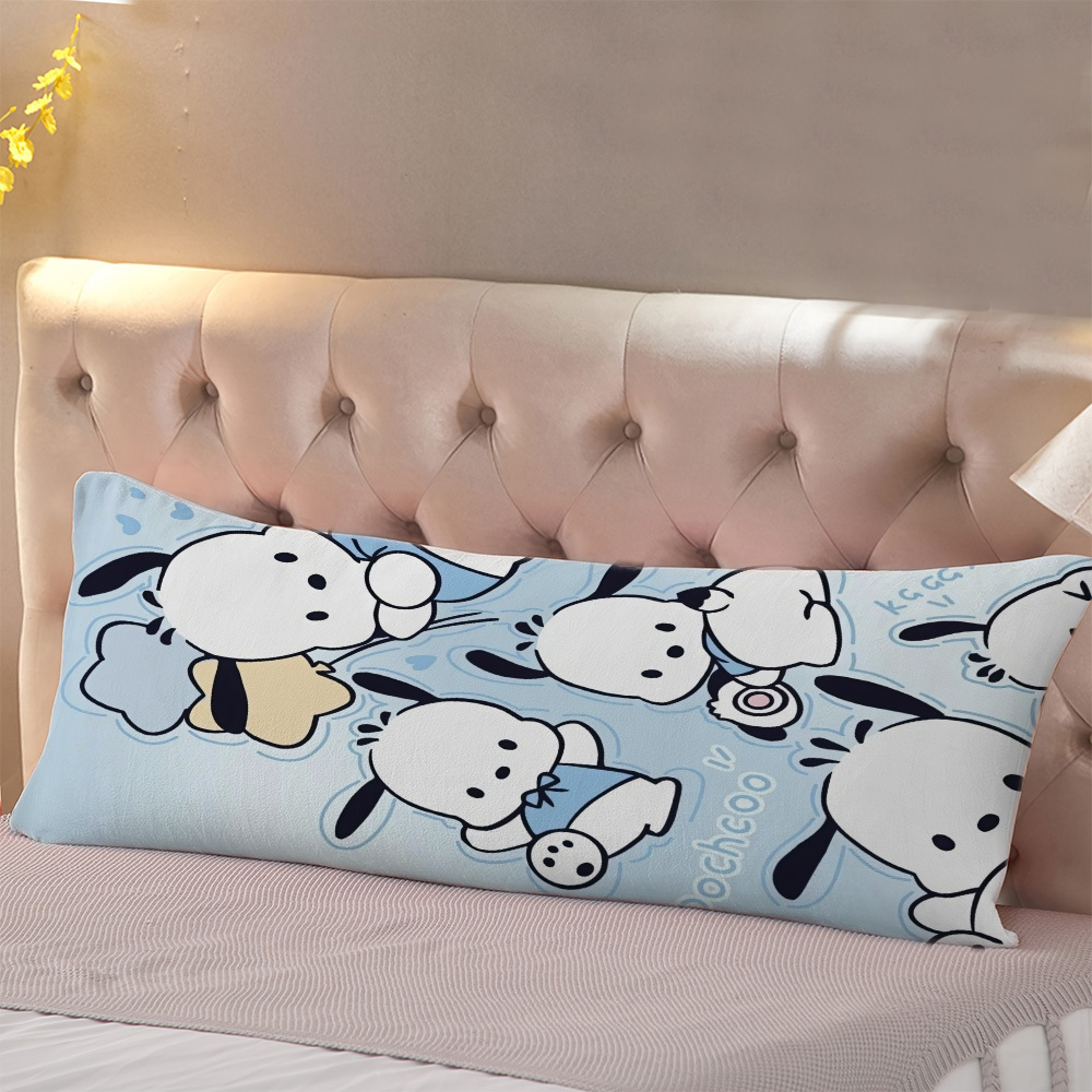 

Sanrio Full- Pillow, Measuring 20x54 Inches - Features A Double-sided Design, Suitable For Side, Back, And Stomach Sleepers - Includes A Zip Closure And Is Machine Washable (pillow Not Included)