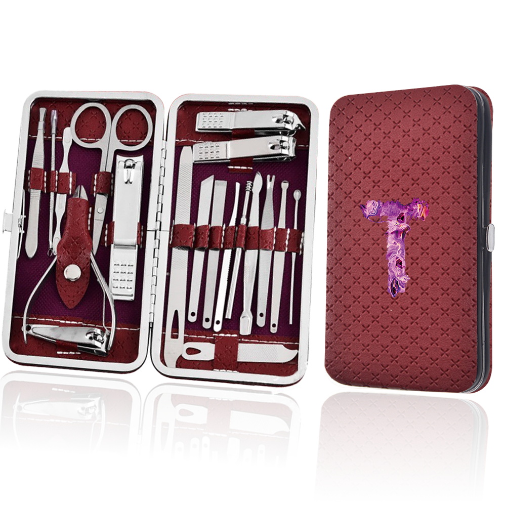 Durable Manicure Set for Daily Use with Case