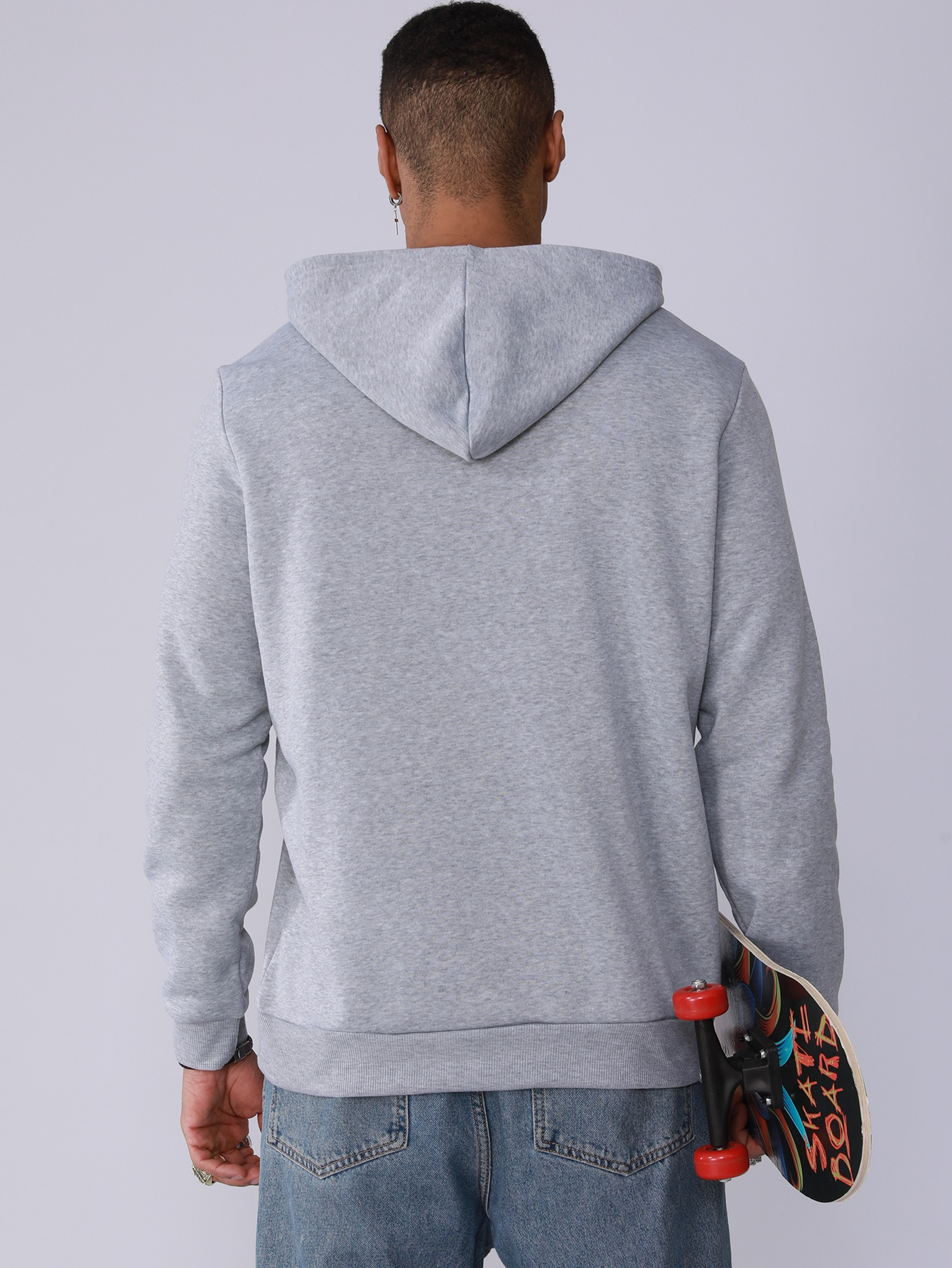 mens retro striped hooded sweatshirt oversized Temu Mauritius