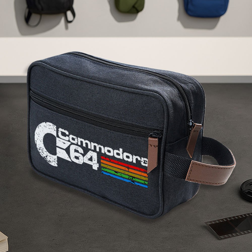 TEMU Neceser organizador de cosméticos C64, 1 pieza - Bolsa de de viaje de gran capacidad con cierre de cremallera, bolsa de almacenamiento de