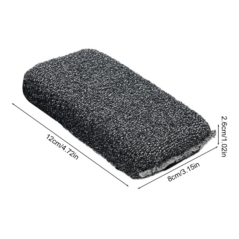 Bamboo Charcoal Bath Sponge, Exfoliating Body Scrub
