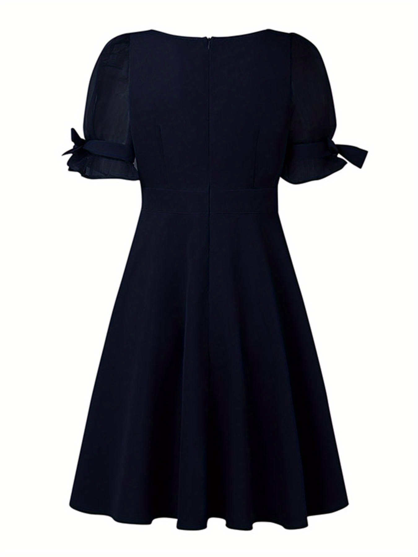 women korean puff midi dress - Temu Norway