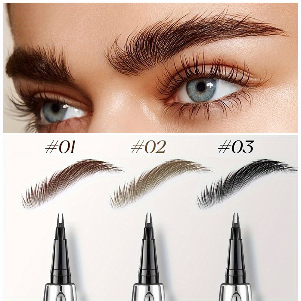 Microblading Eyebrow Pencil Tint 2 Tip Liquid Brow Tattoo