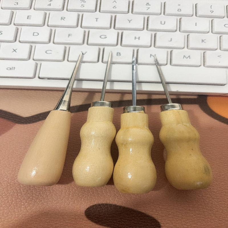 TEMU 4pcs Stainless Steel Candle Making Drill Tool Set With Ergonomic Handle And Single Pointed Tip - Cone-shaped Drill Bit And Hook For Precise Core