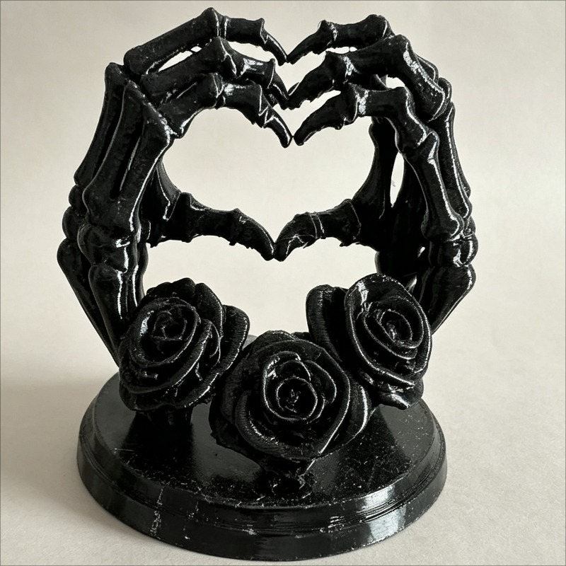 TEMU 1pc - Mini Hand Bone Heart Carving Figurine, A Great Home Decor Item, Suitable As A Gift For Easter, Valentine's Day, Etc. - For Indoor/outdoor