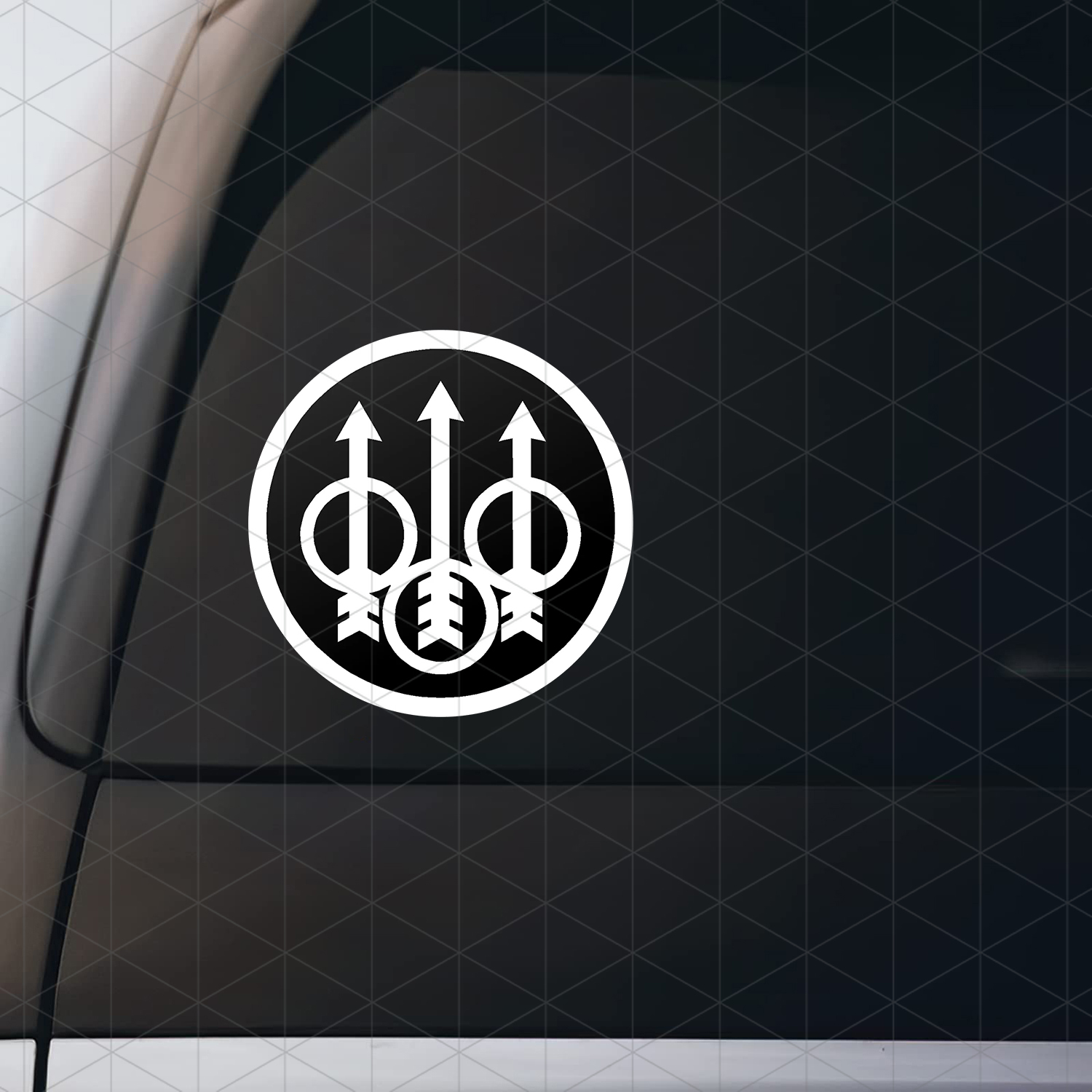 

Firearms Decal - For Car, , And