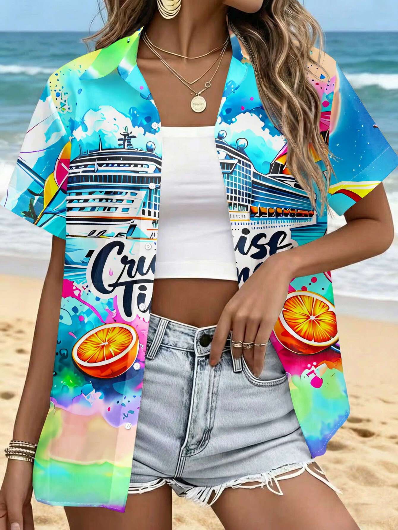fruit shirt sold on Temu Australia