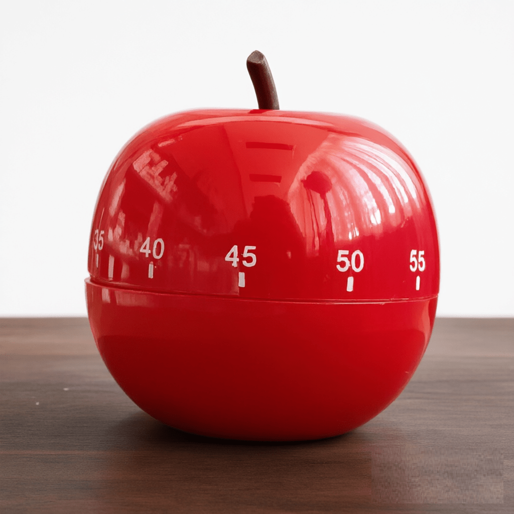 TEMU 1pc Red -shaped Mechanical Kitchen Timer, With Hour/minute Hands And Pattern - Retro Countdown Clock, Suitable For Cooking, Baking, School,