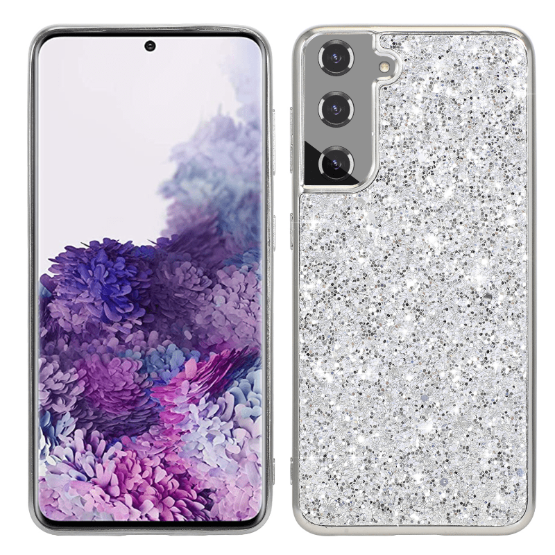 TEMU Phone Case: New Solid Sparkling Glitter Simple Drop-proof Phone Case, Suitable For Galaxy S25 S24 S23 S22 S25 Ultra S24 Ultra, Galaxy S23 Ultra,