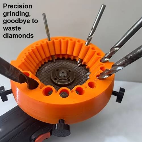 1pc drill bit sharpener 20 hole drill bit sharpener grinder attachment for electric drill 125mm enormous blade angle grinder 2 to 13mm no electricity required ideal for grinding and sharpening drill bits grinder power tools