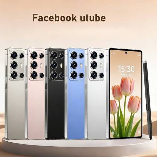 item picture u25 ultra 2026 mobile phone full network version 6 8 inch system supports dual pixel camera including telephoto lens built pen supports fast charging dual standby accessories included headphones phone case