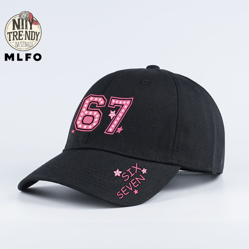 Image of Mlfo & Teen '67 ' Print Baseball Cap - Adjustable Curved Brim Hat With Closure, Lightweight Breathable Cap Suitable For Streetwear,, Birthdays, Gifts, For - Casual Wear