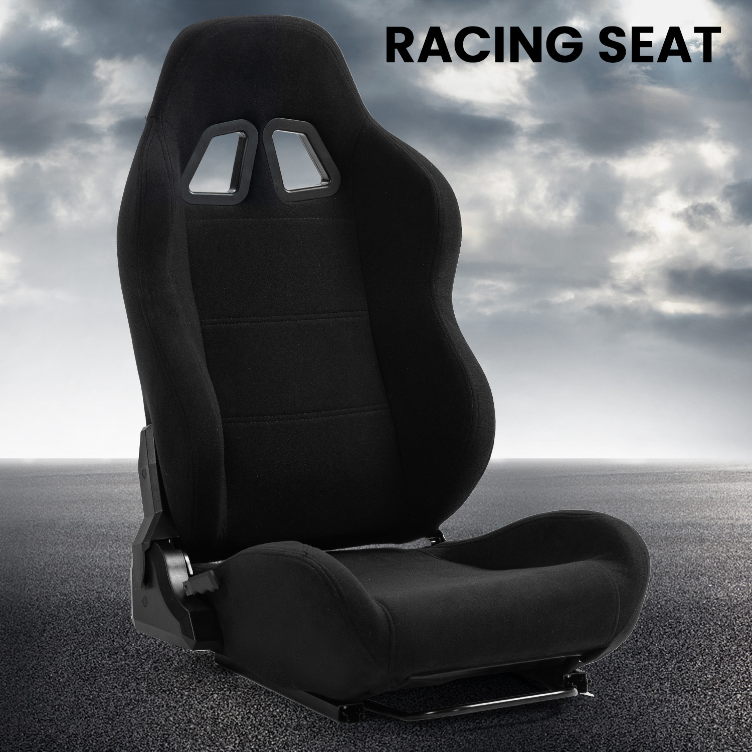 TEMU Minneer Racing Seat con Regolabile per Simulator Volante da , Supporto Cockpit con Sedile Regolabile