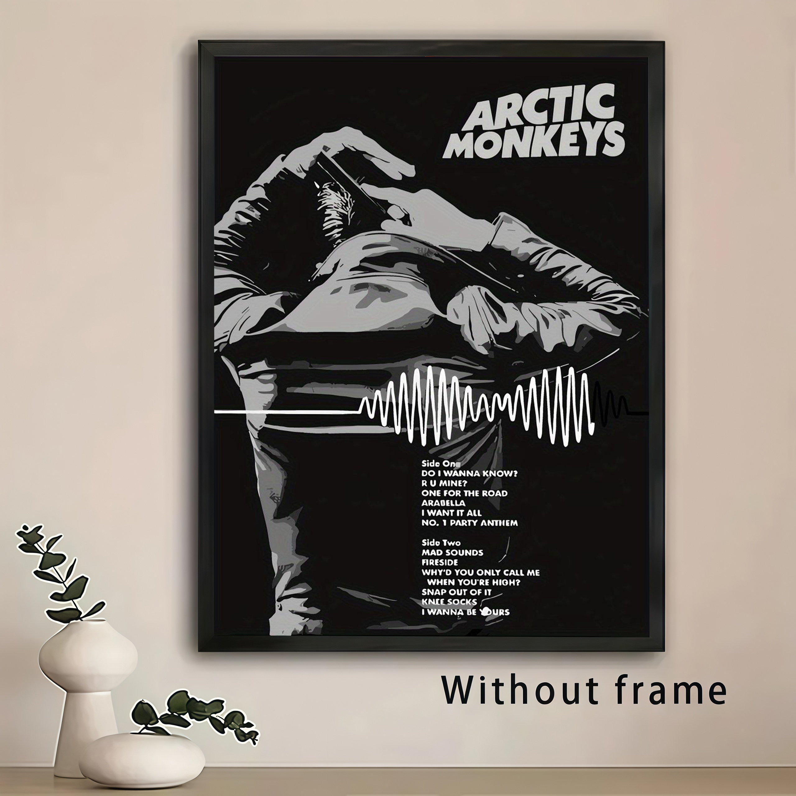 2d flat 2d flat 1pc polar bear concert canvas art poster - Temu Oman