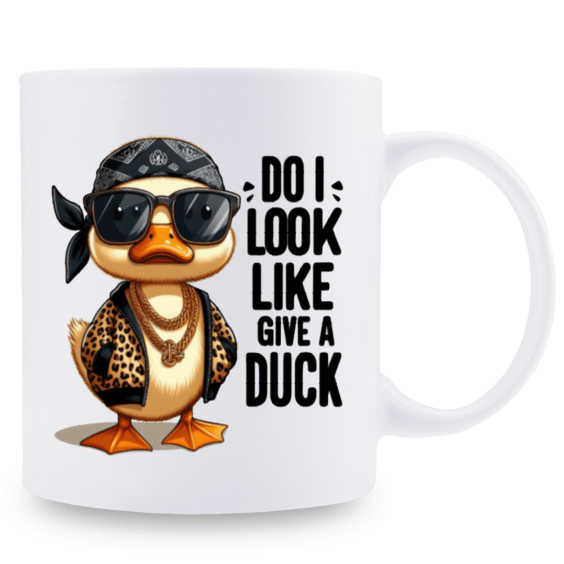 1pc funny do i   i give a duck mug 11oz ceramic coffee cup with cool   insulated machine washable perfect humor gift for   ideal for home office use coffee bar accessories details 6
