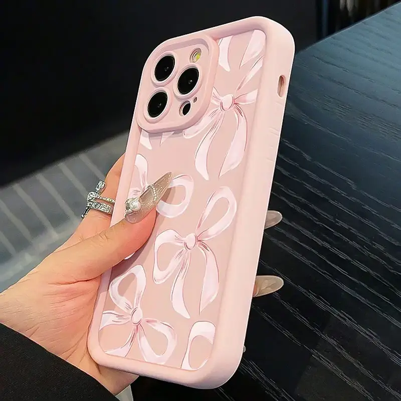 phone case 1pc pretty girl light pink bow pattern tpu - Temu United Arab Emirates phone case 1pc pretty girl light pink bow pattern tpu - Temu United Arab Emirates