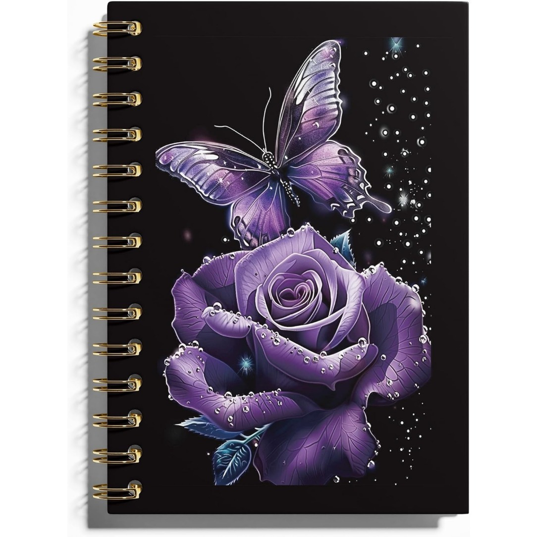 

Chic -themed Journal For Women - Purple, 5.5x8.3", 50 Pages - Supplies, Notebook, Notepad