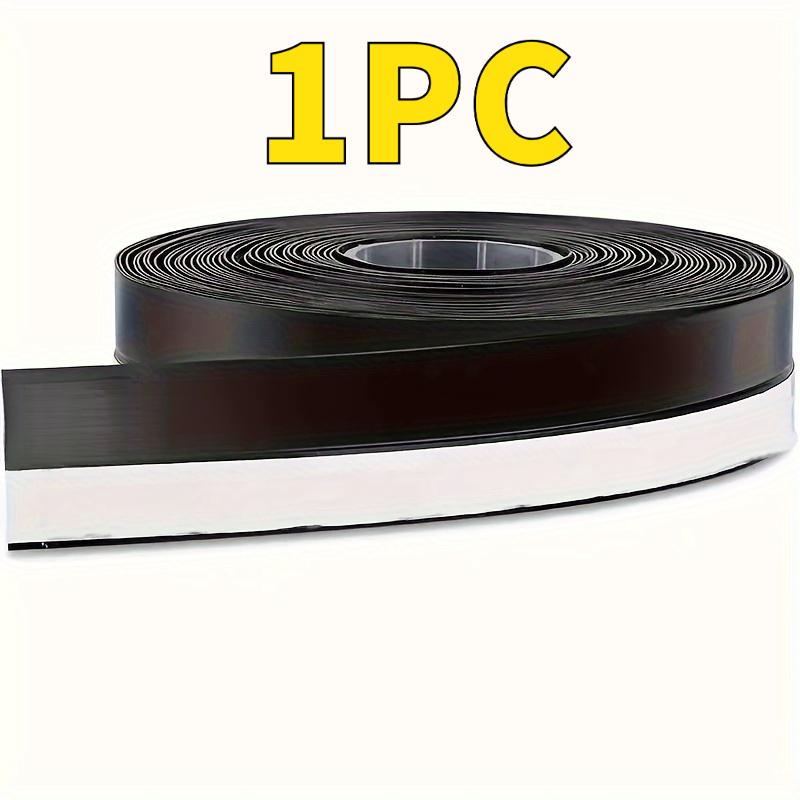 TEMU Guarnizione in silicone da 5m/196,85 pollici per porte e finestre, striscia per intercapedini di porte a vetro, antivento e fonoassorbente,