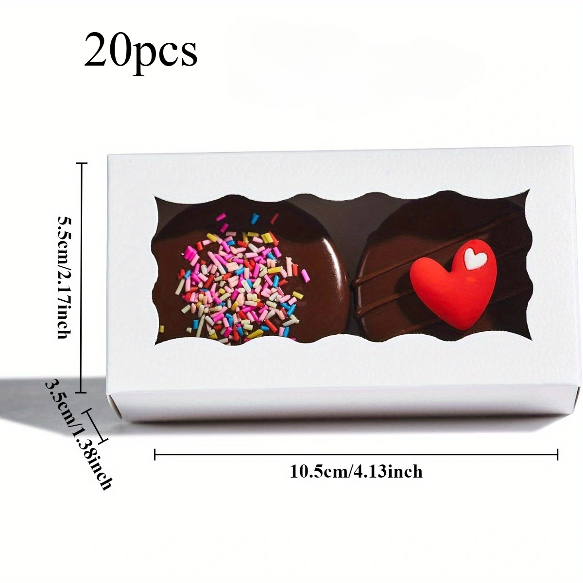 20pcs Macaron Boxes, Macaron Container, Macaron Packaging For Wedding, Party, Small Bakery Boxes For Mini Pastry