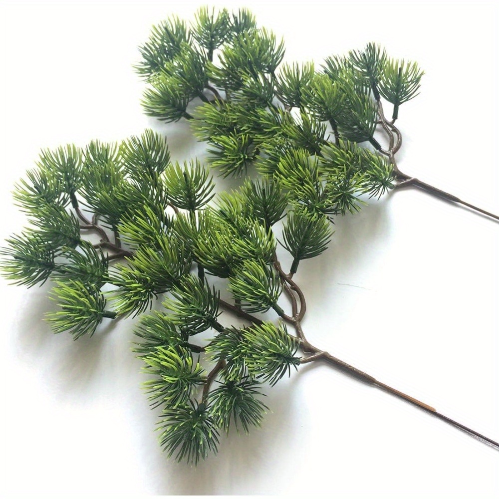12 Stck knstliche Kiefernzweige fr Weihnachtsdeko, realistische  Kunststoff-Grntriebe fr DIY-Krnze, Tischdekorationen, Girlanden,  Bastelarbeiten | * fr Feiertage, Hochzeiten, Bro, Zuhause, ...