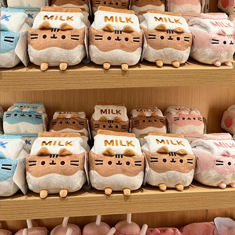 adorabilísimo peluche gato en diseño leche muñeco Temu Ecuador