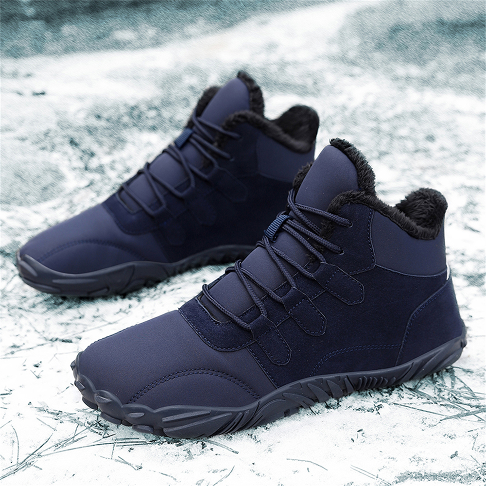Men's & Women's Five Toe Winter Snow Boots with Plush Lining
