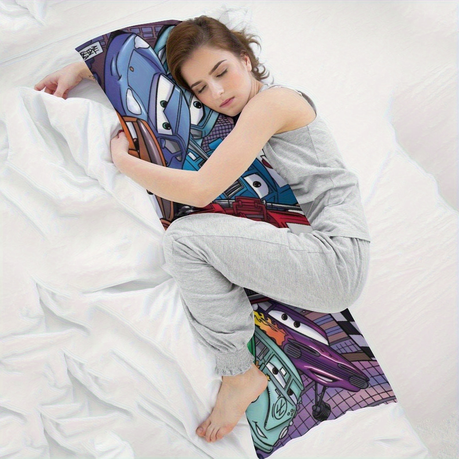   cars   body pillow cover double sided printed 50 8x137 16cm soft microfiber bed pillowcase with zipper closure machine washable for bedroom sofa couch decor   design comfortable decorative pillows for bed   room decor zipper pillowcase durable pillowcase Product details 7