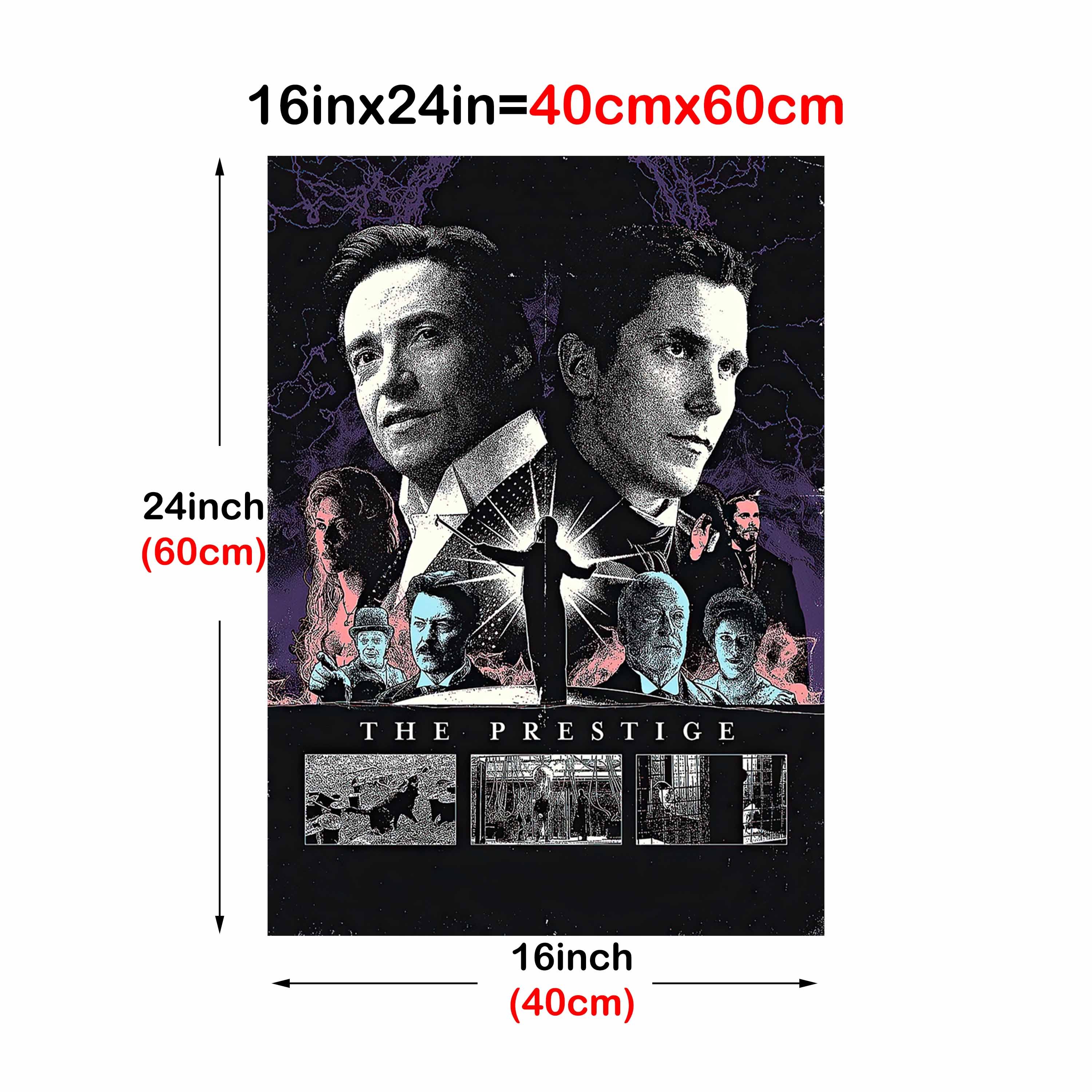 TEMU 1pc Frameless Art Movie Posters, Minimalist Movie Posters, Retro Art Prints, Wall Art Prints, Home Decor, Gifts - The Prestige Movie Poster, Art