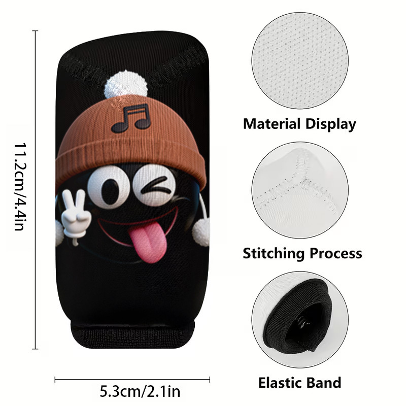 TEMU 1pc Of Cartoon Character Printed Gear Shift Dust Cover For Cars, Stylish Gear Position Protector, Suitable For , , And Wash, Ideal For Daily